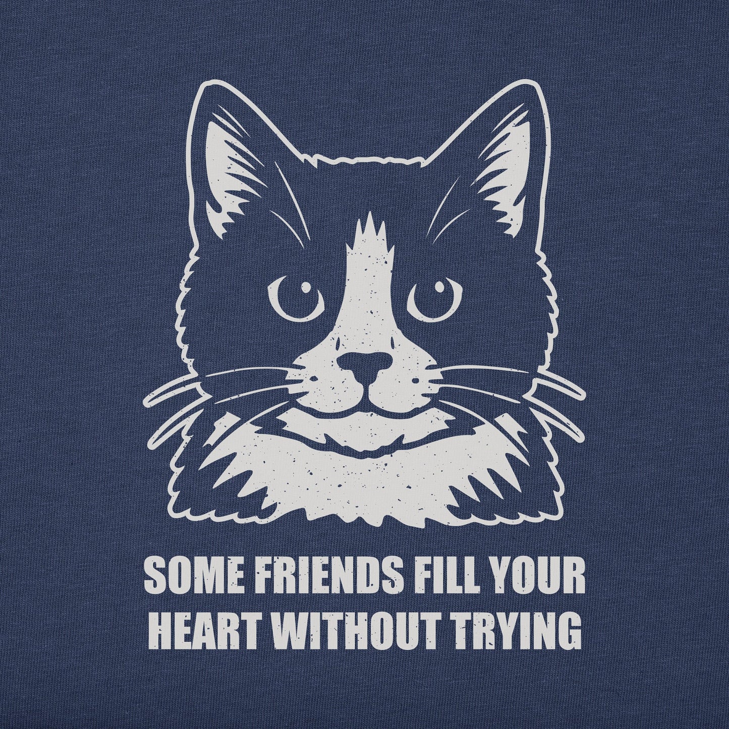 Men's Bert's Fill Your Heart Tuxedo Cat Short Sleeve Crusher Tee