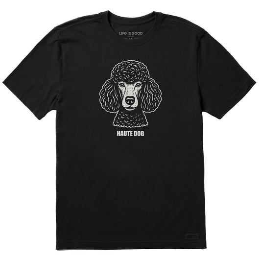 Men's Bert's Haute Dog Poodle Short Sleeve Crusher Tee
