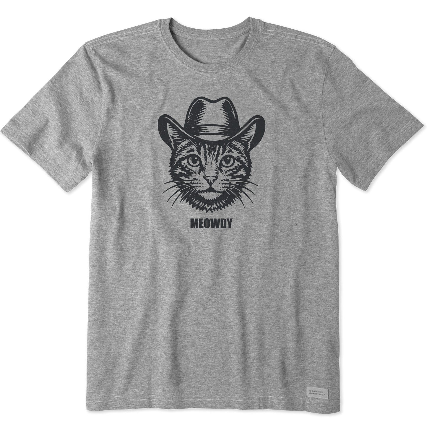 Men's Bert's Meowdy Cat Short Sleeve Crusher Tee