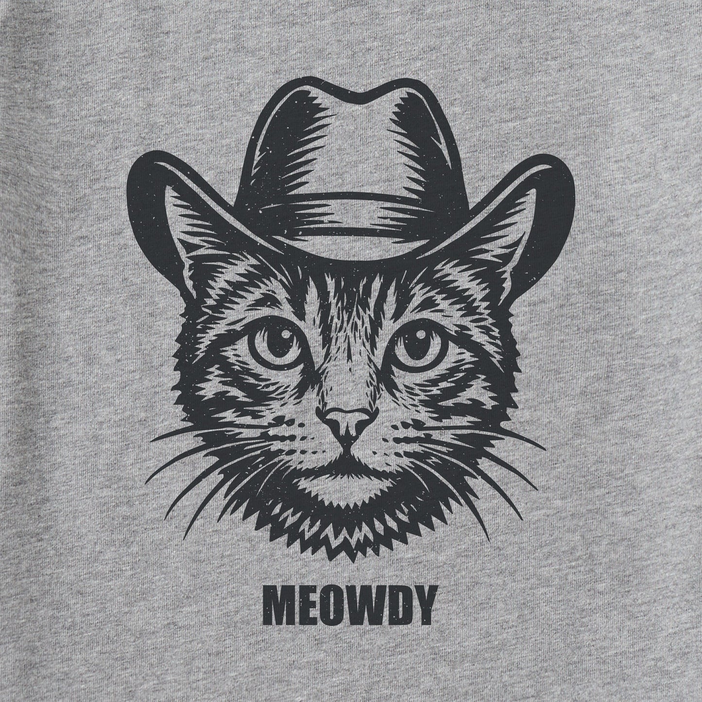 Men's Bert's Meowdy Cat Short Sleeve Crusher Tee