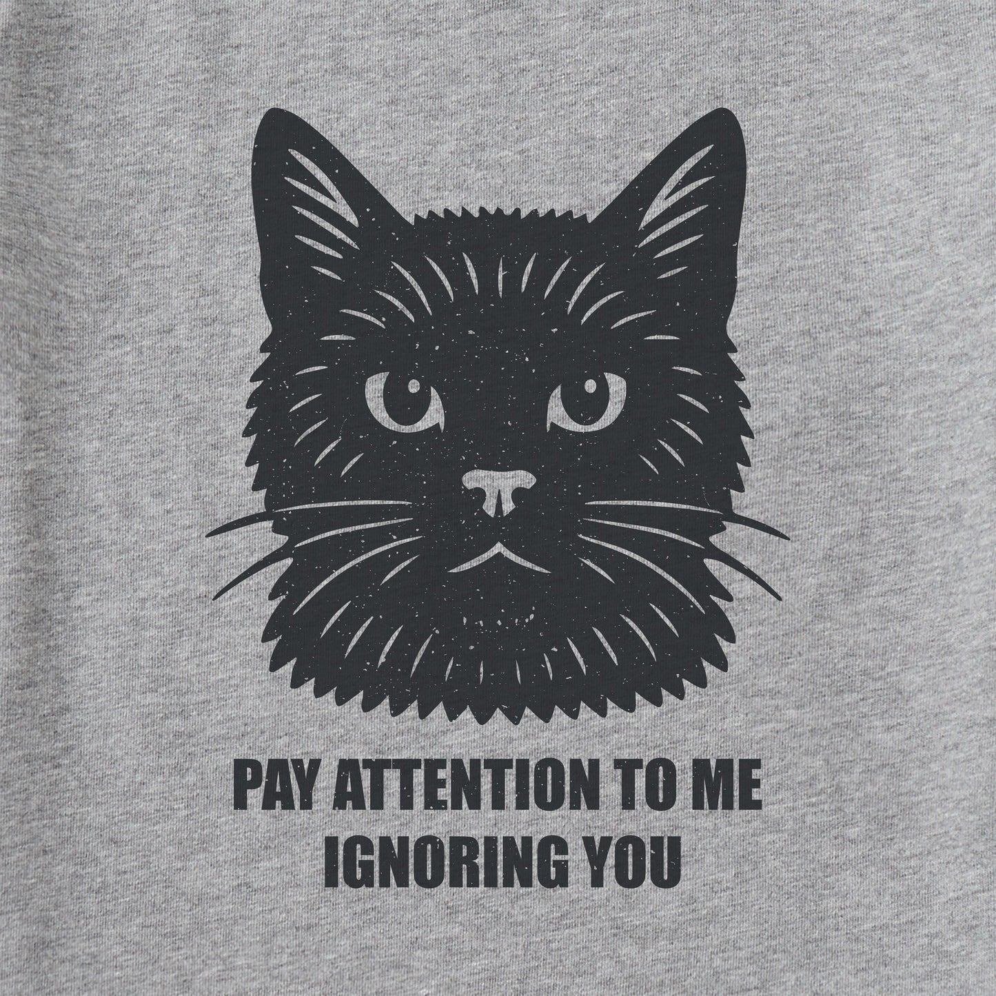 Men's Bert's Ignore You Cat Short Sleeve Crusher Tee