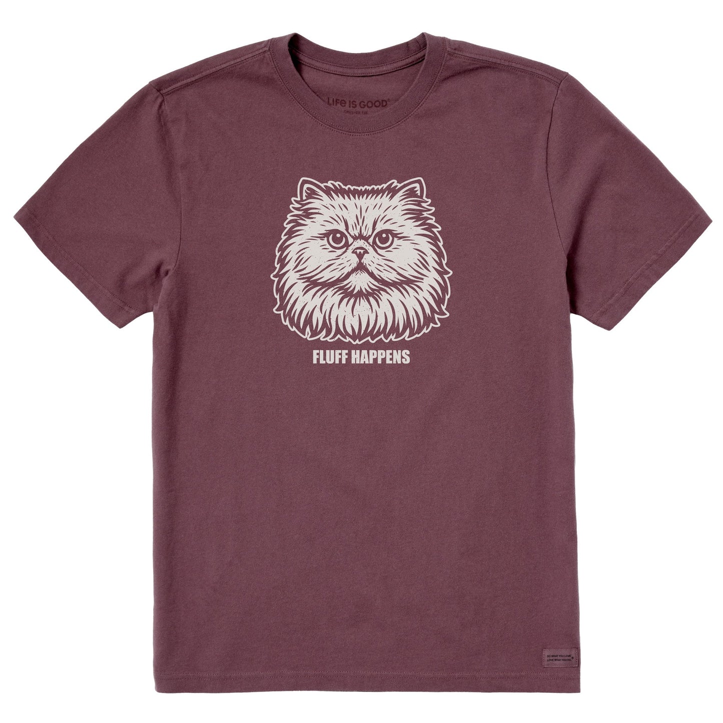 Men's Bert's Fluff Happens Persian Short Sleeve Crusher Tee