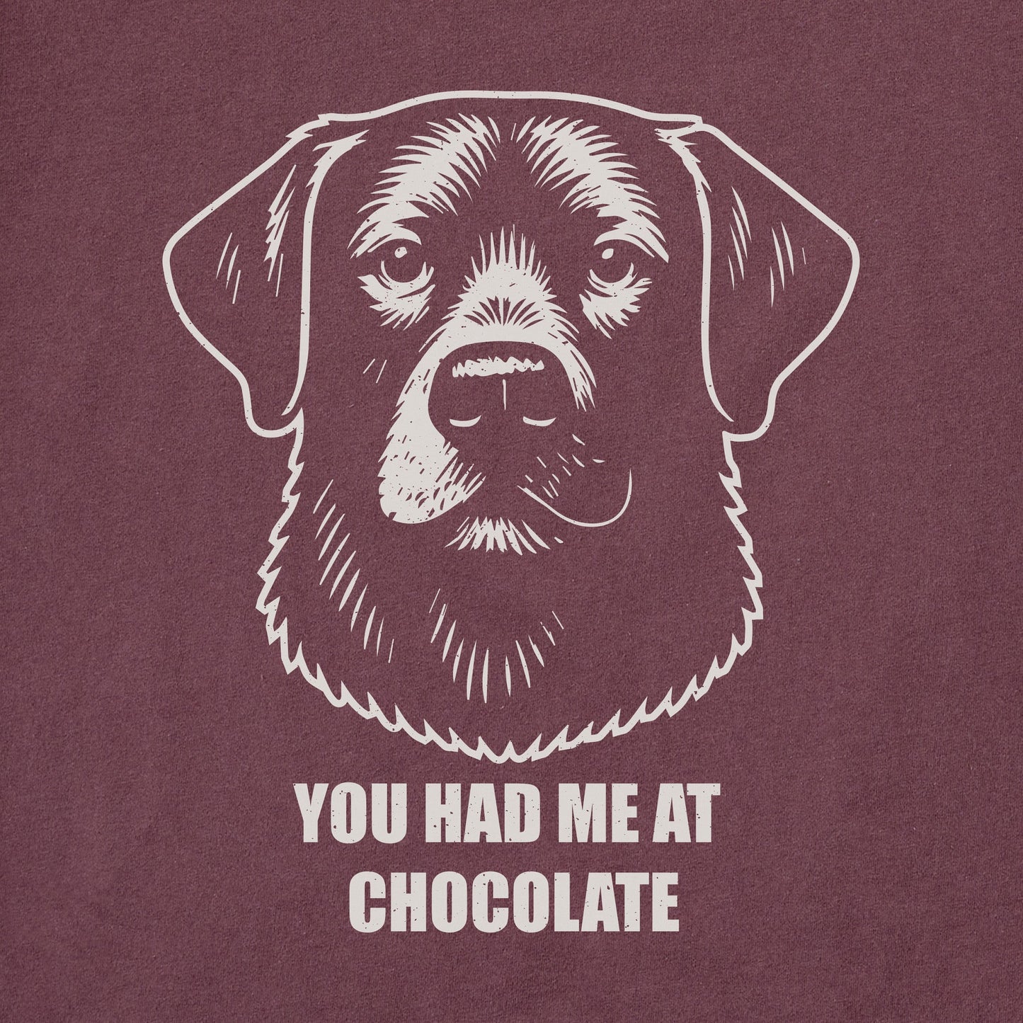 Men's Bert's You Had Me at Chocolate Lab Short Sleeve Crusher Tee
