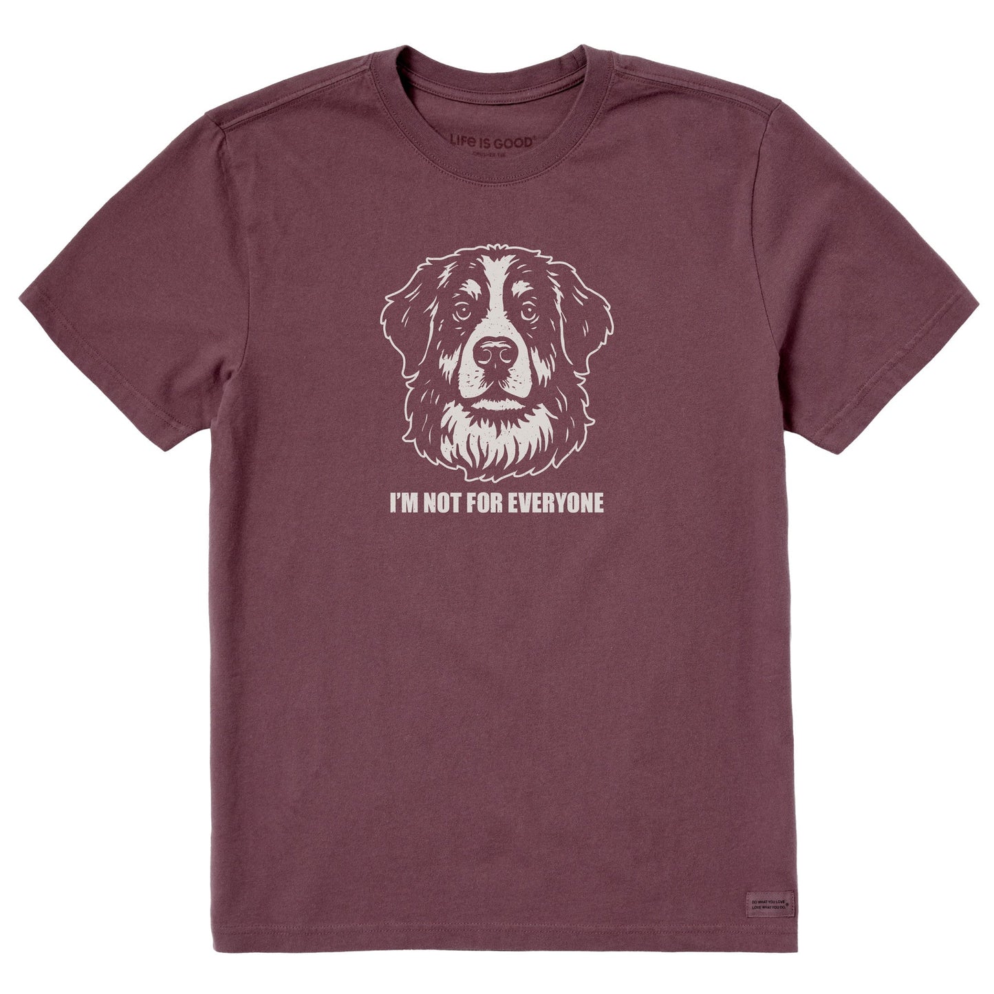 Men's Bert's I'm Not for Everyone Bernese Short Sleeve Crusher Tee