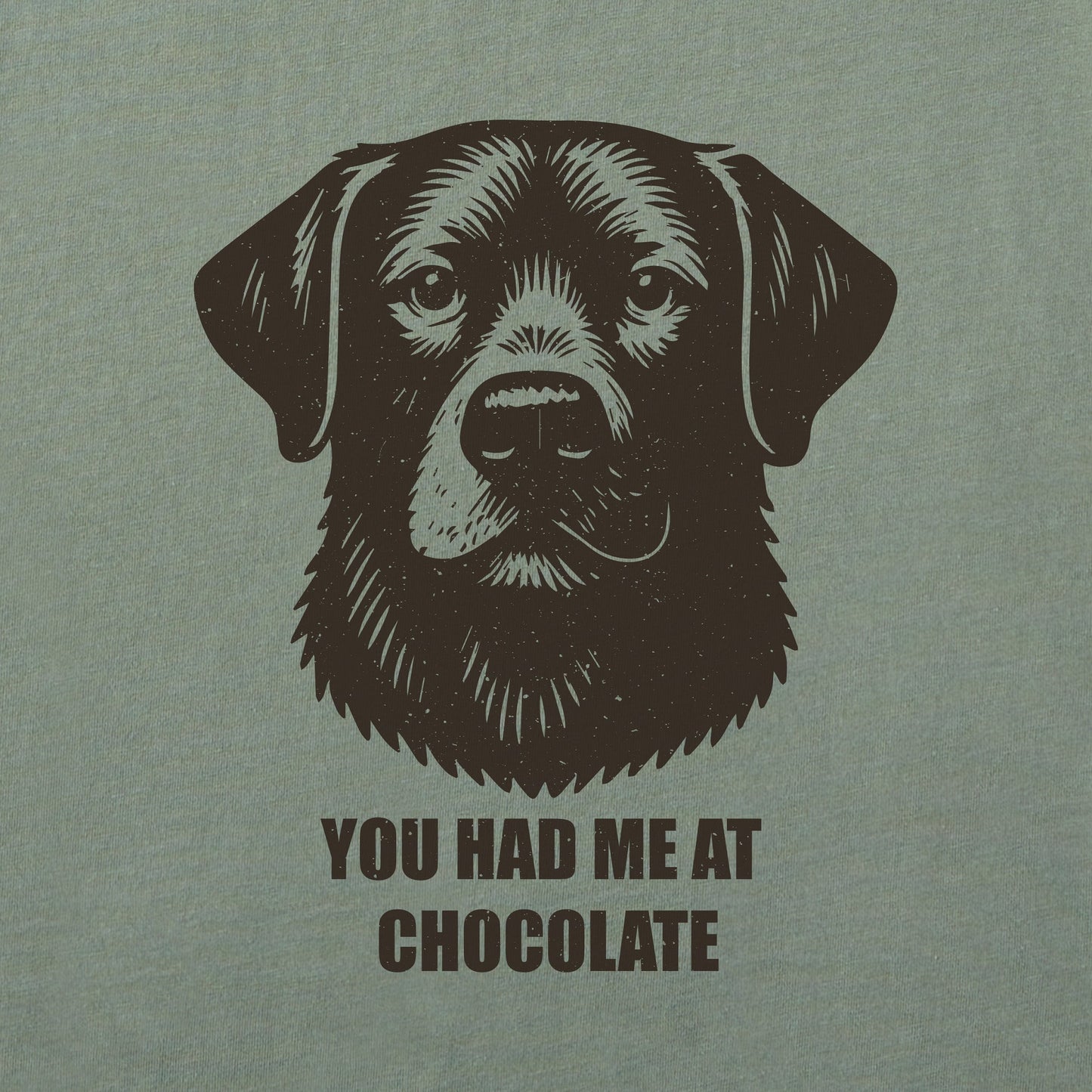 Men's Bert's You Had Me at Chocolate Lab Short Sleeve Crusher Tee