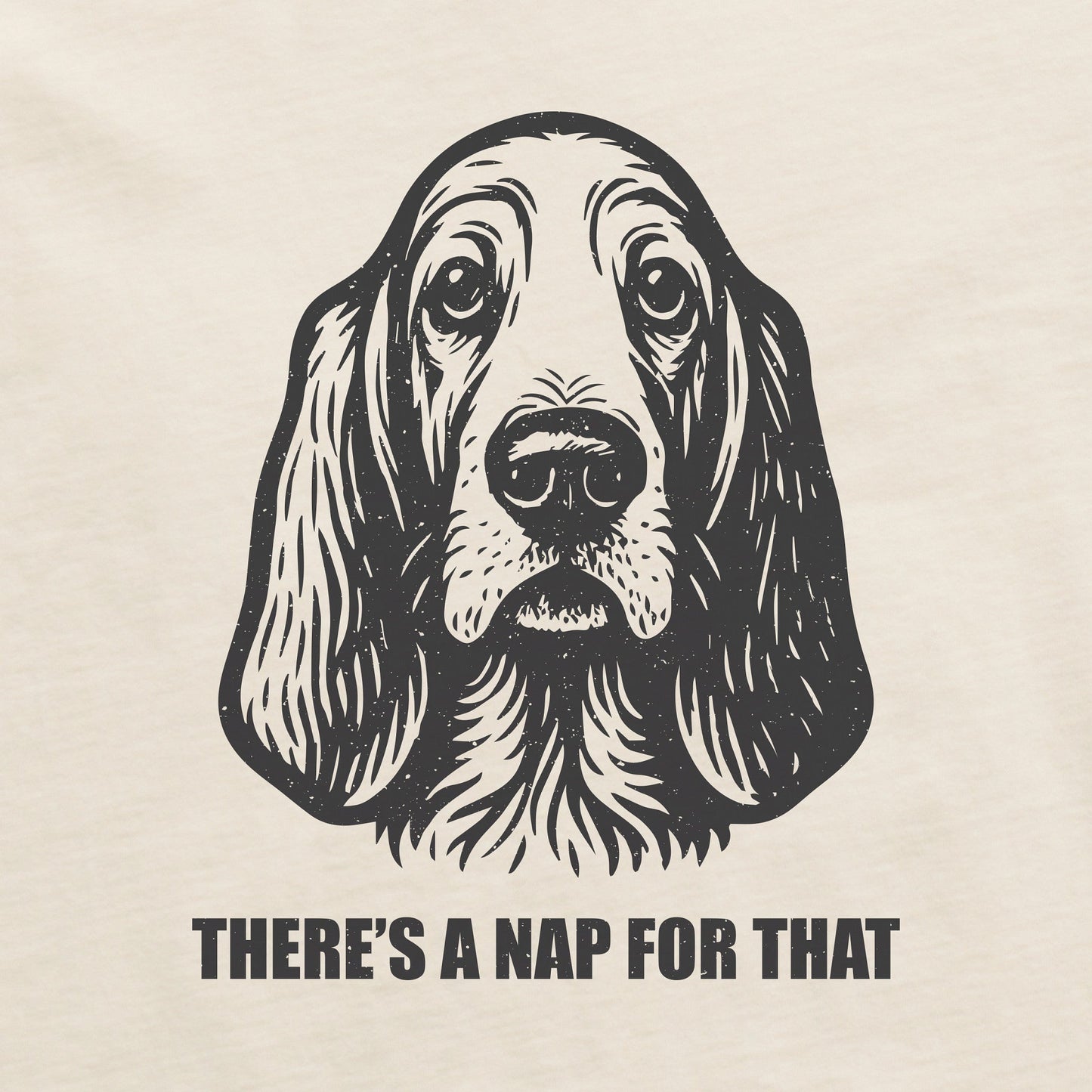 Men's Bert's Nap for That Basset Short Sleeve Crusher Tee