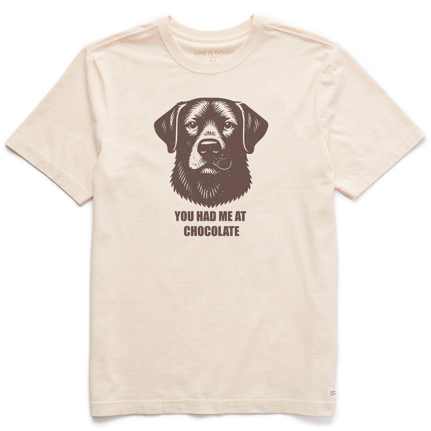 Men's Bert's You Had Me at Chocolate Lab Short Sleeve Crusher Tee