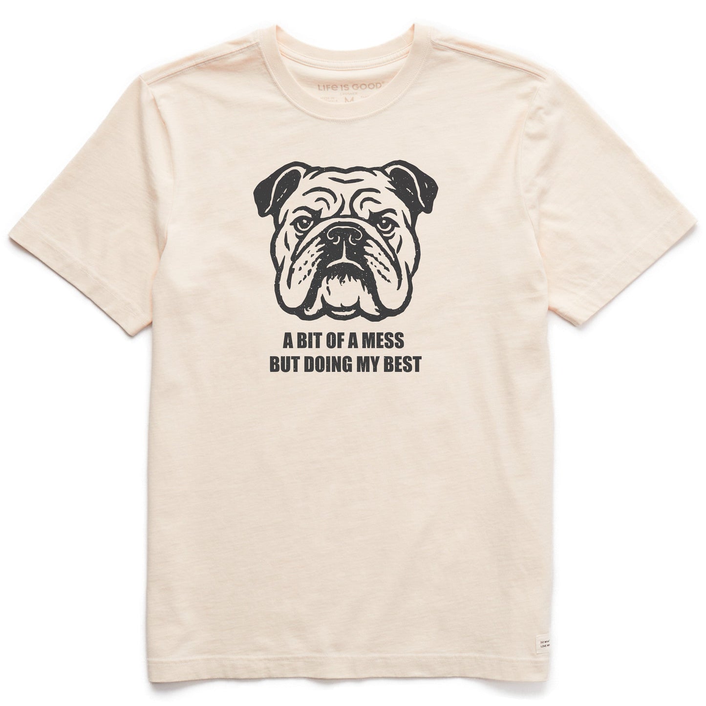 Men's Bert's Bit of a Mess Bulldog Short Sleeve Crusher Tee