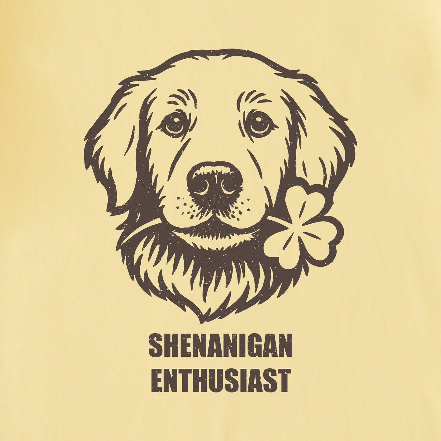 Men's Bert's Shenanigan Enthusiast Golden Short Sleeve Crusher Tee