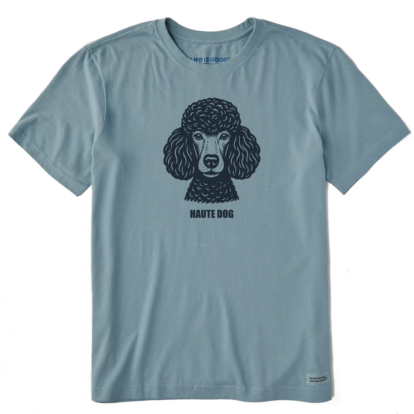 Men's Bert's Haute Dog Poodle Short Sleeve Crusher Tee