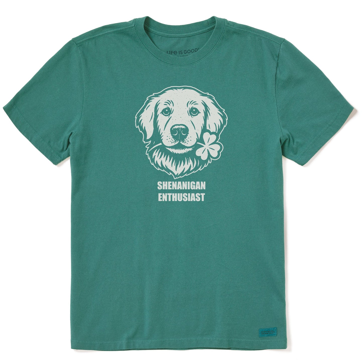 Men's Bert's Shenanigan Enthusiast Golden Short Sleeve Crusher Tee