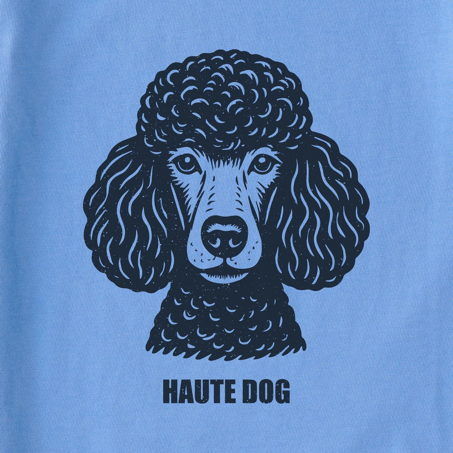 Women's Bert's Haute Dog Poodle Short Sleeve Crusher Tee