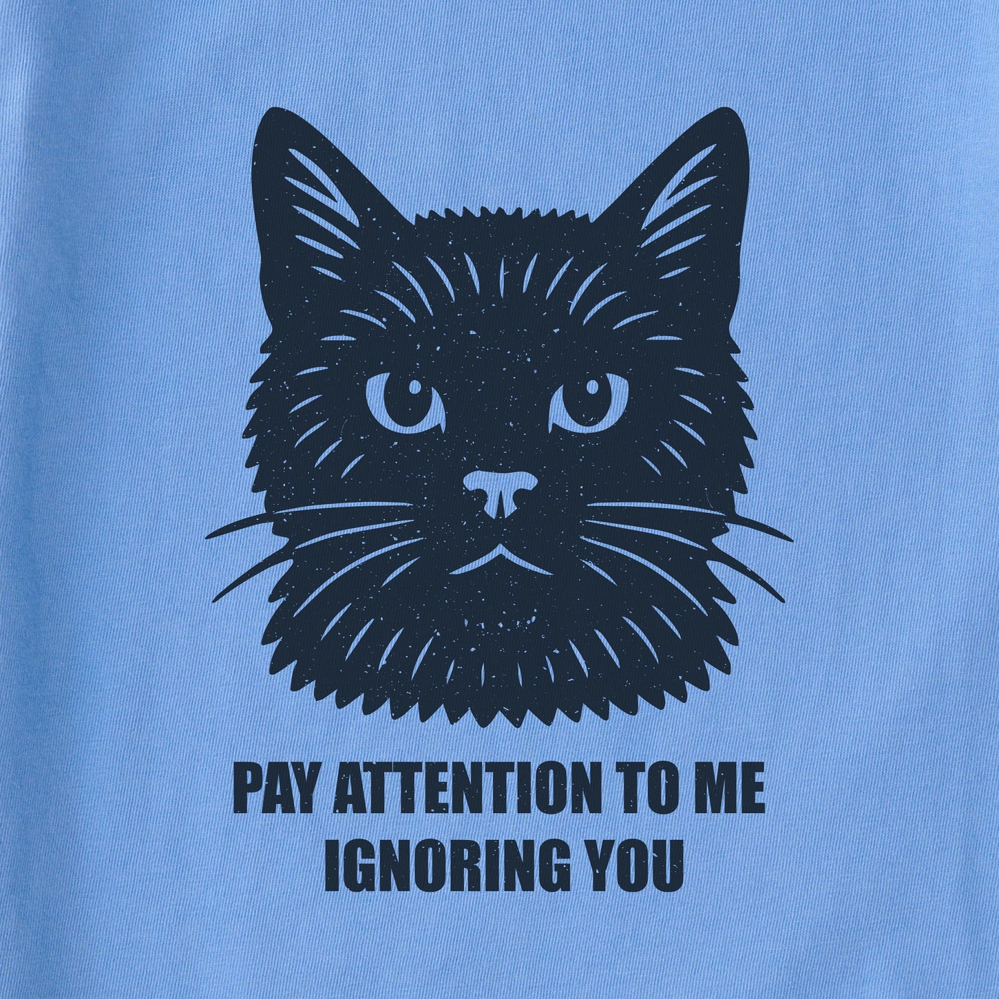 Women's Bert's Ignore You Cat Short Sleeve Crusher Tee