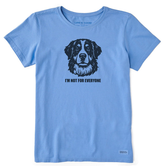 Women's Bert's I'm Not for Everyone Bernese Short Sleeve Crusher Tee