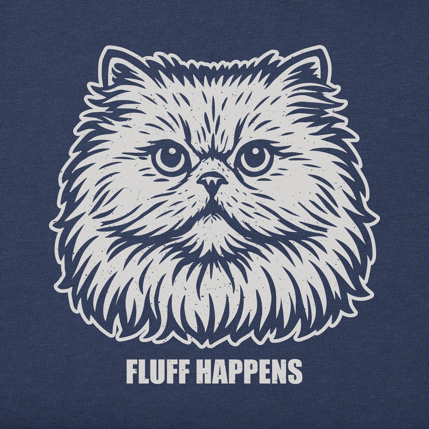 Women's Bert's Fluff Happens Persian Short Sleeve Crusher Tee