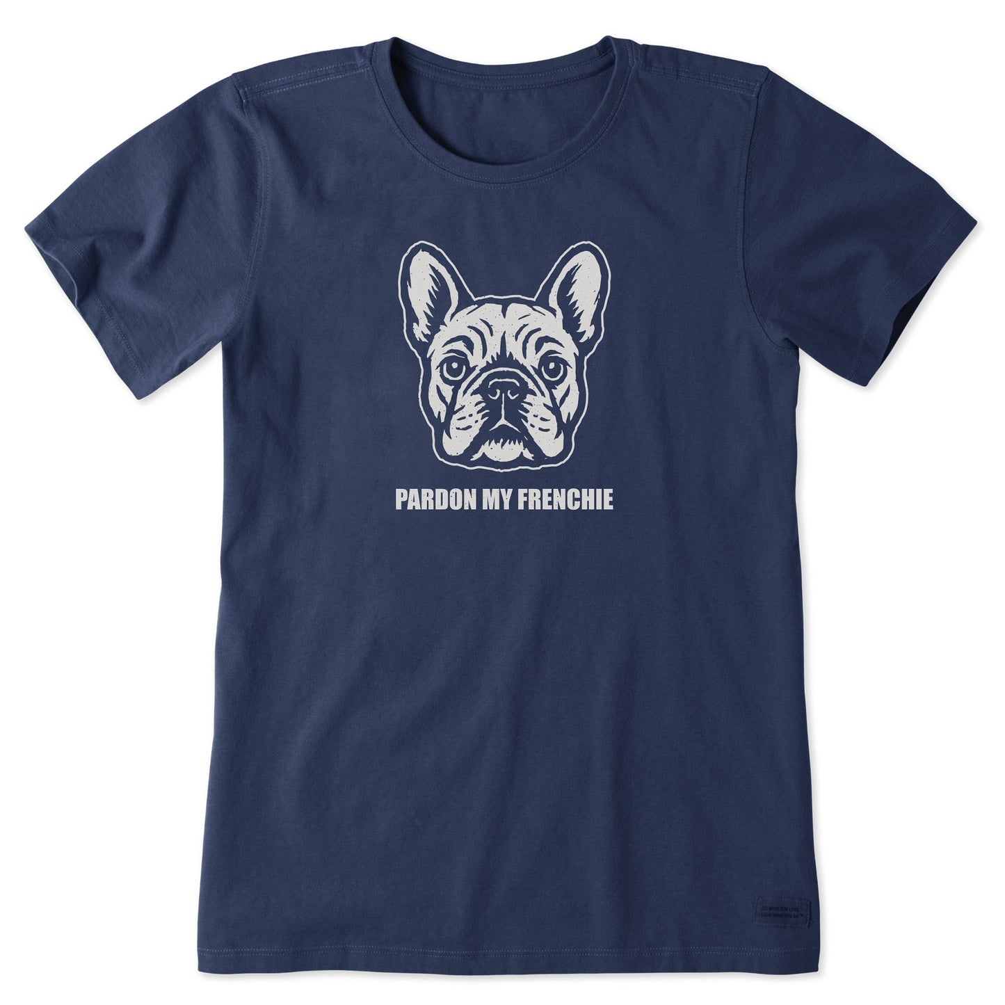 Women's Bert's Pardon My Frenchie Short Sleeve Crusher Tee