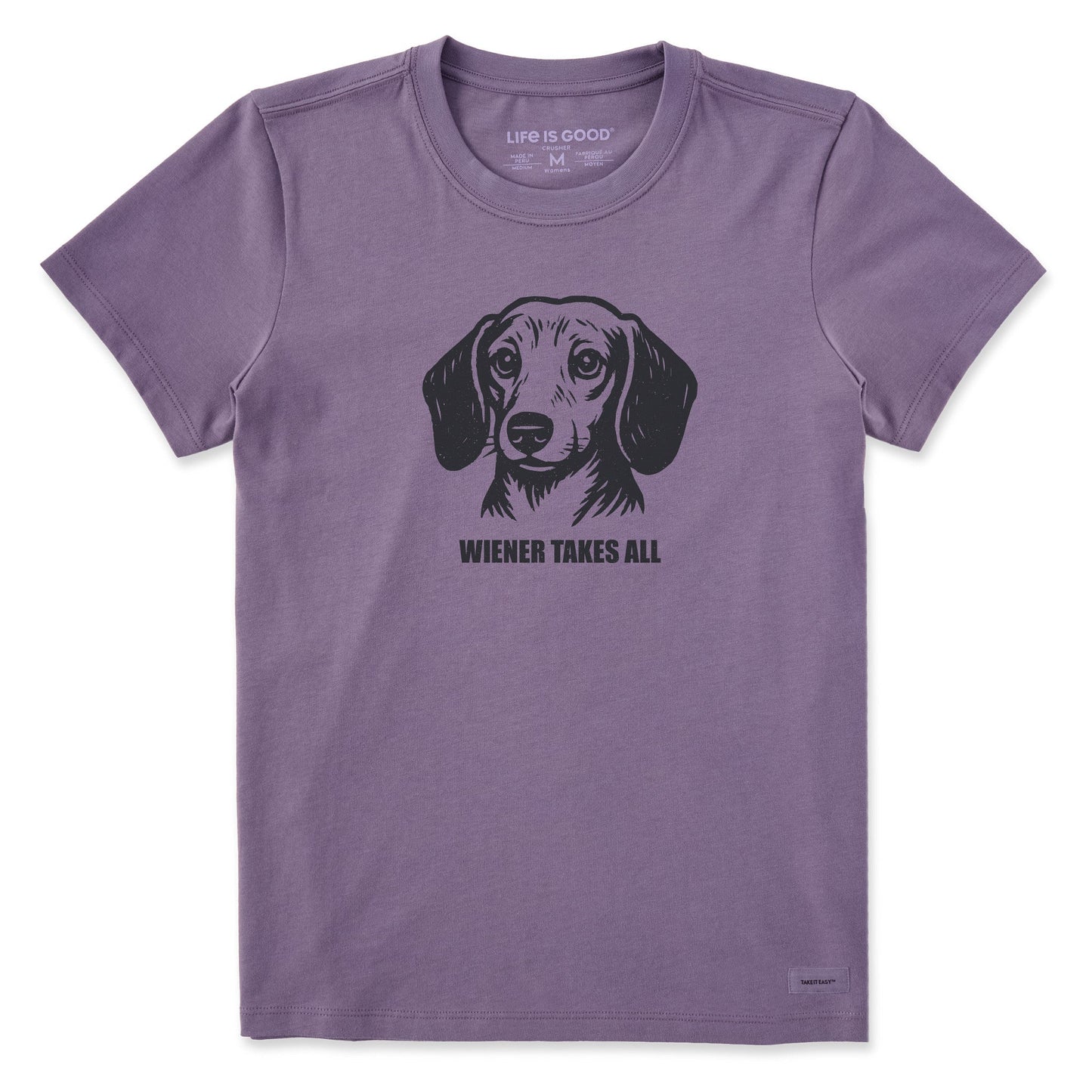 Women's Bert's Takes All Weiner Short Sleeve Crusher Tee