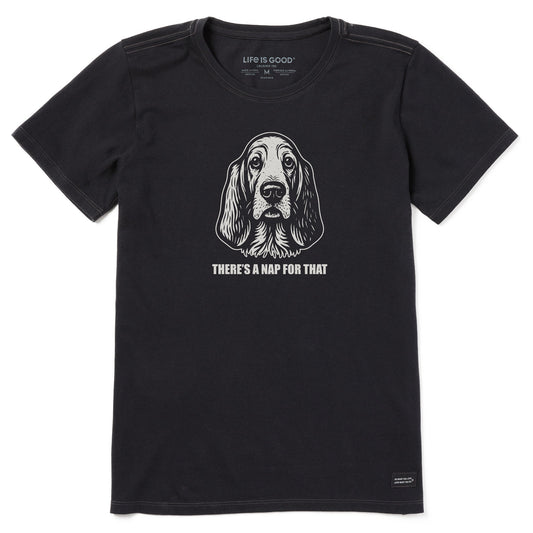 Women's Bert's Nap for That Basset Short Sleeve Crusher Tee