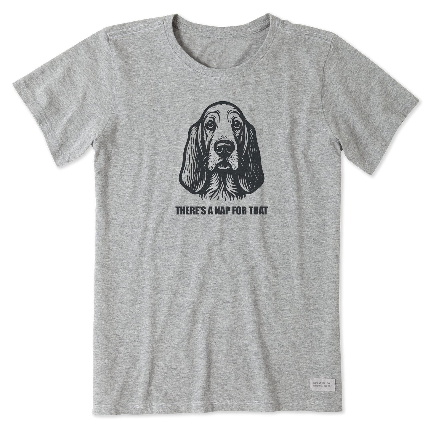 Women's Bert's Nap for That Basset Short Sleeve Crusher Tee