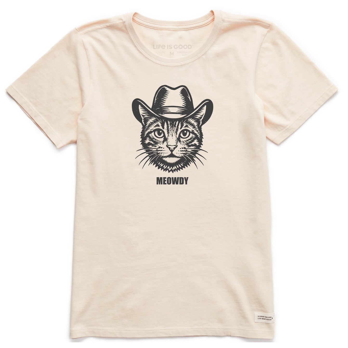 Women's Bert's Meowdy Cat Short Sleeve Crusher Tee