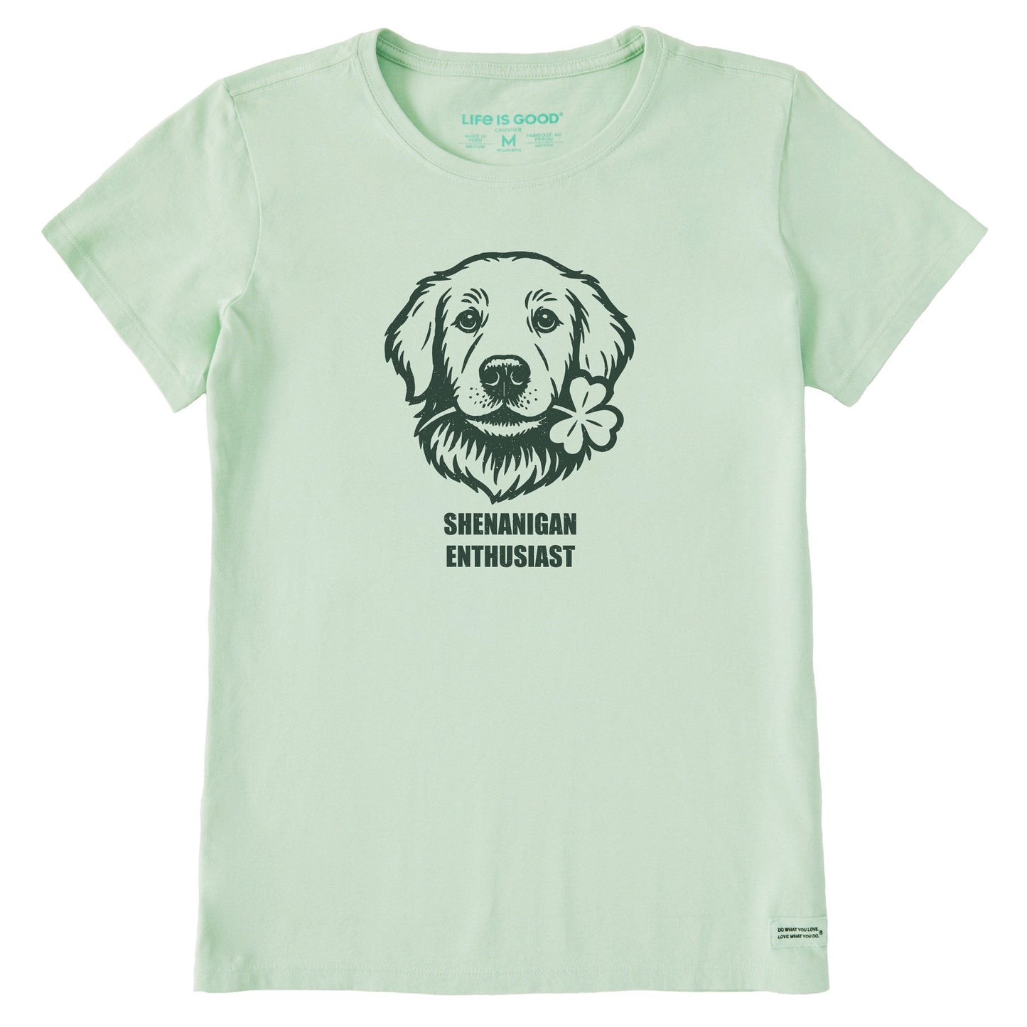 Women's Bert's Shenanigan Enthusiast Golden Short Sleeve Crusher Tee