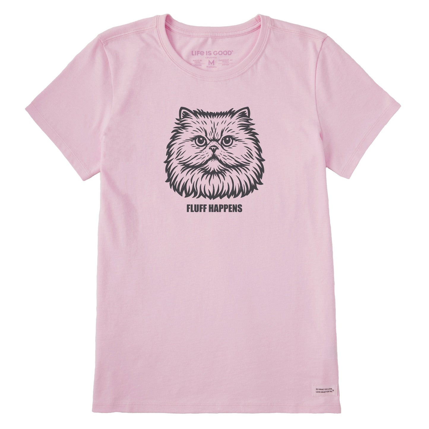 Women's Bert's Fluff Happens Persian Short Sleeve Crusher Tee