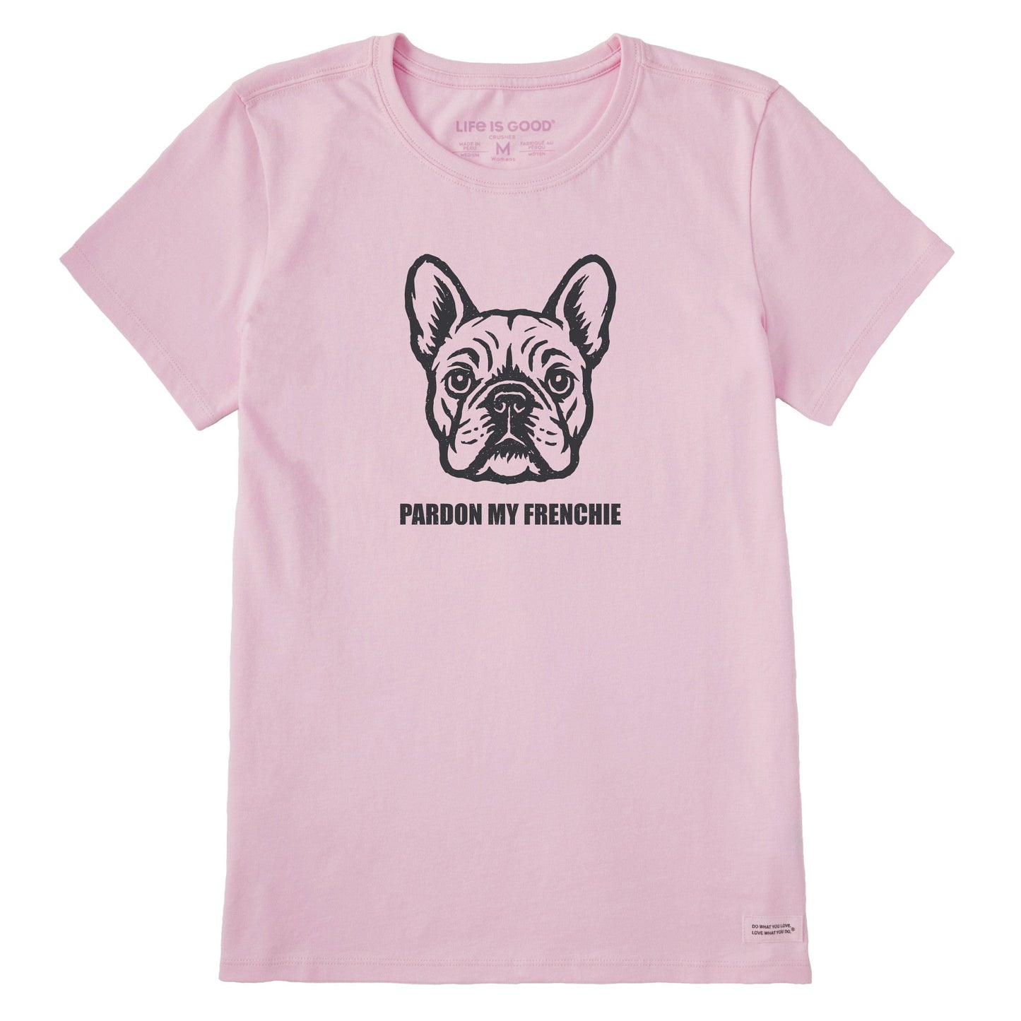 Women's Bert's Pardon My Frenchie Short Sleeve Crusher Tee