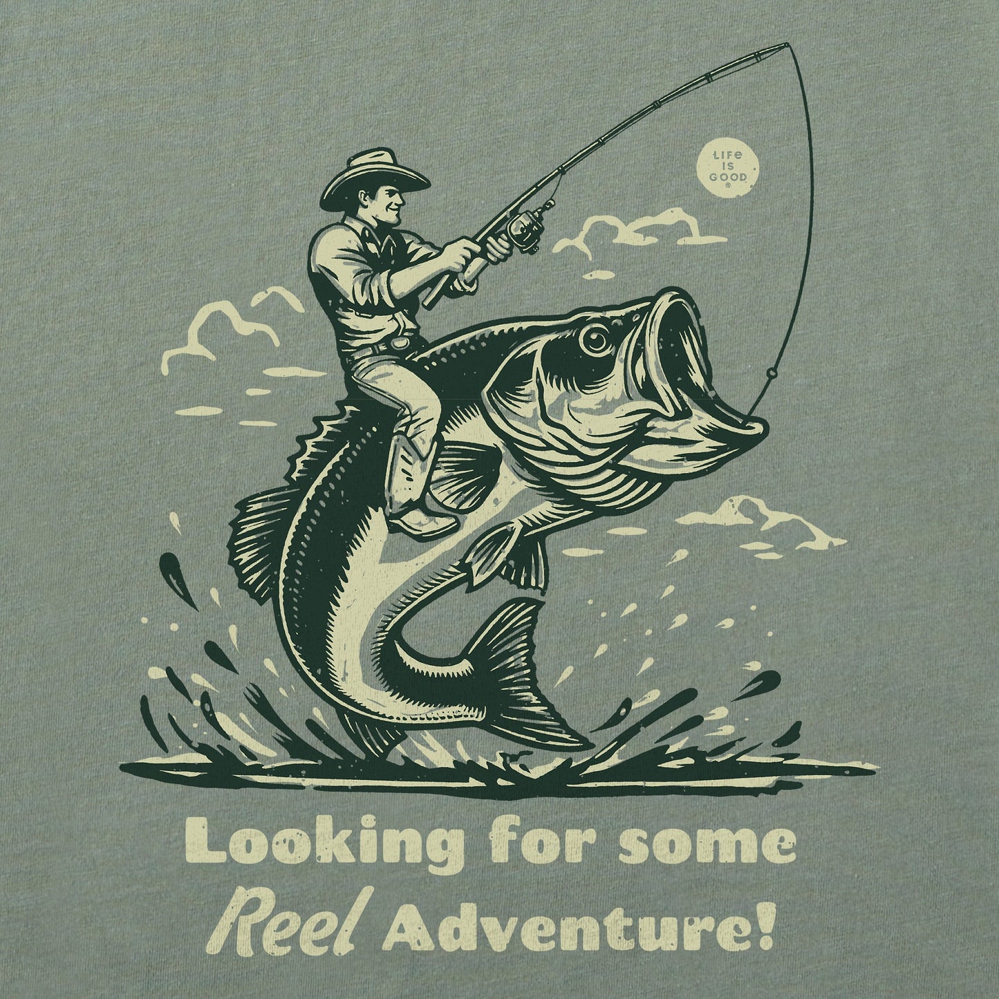 Men's Looking for some Reel Adventure Short Sleeve Tee