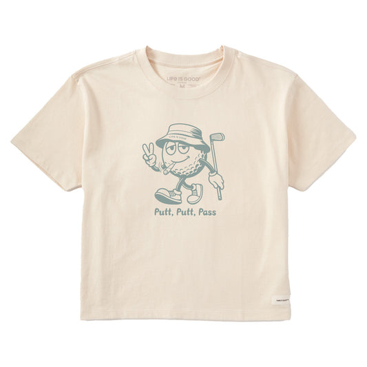 Women's Putt, Putt, Pass Short Sleeve Crusher Boxy Tee