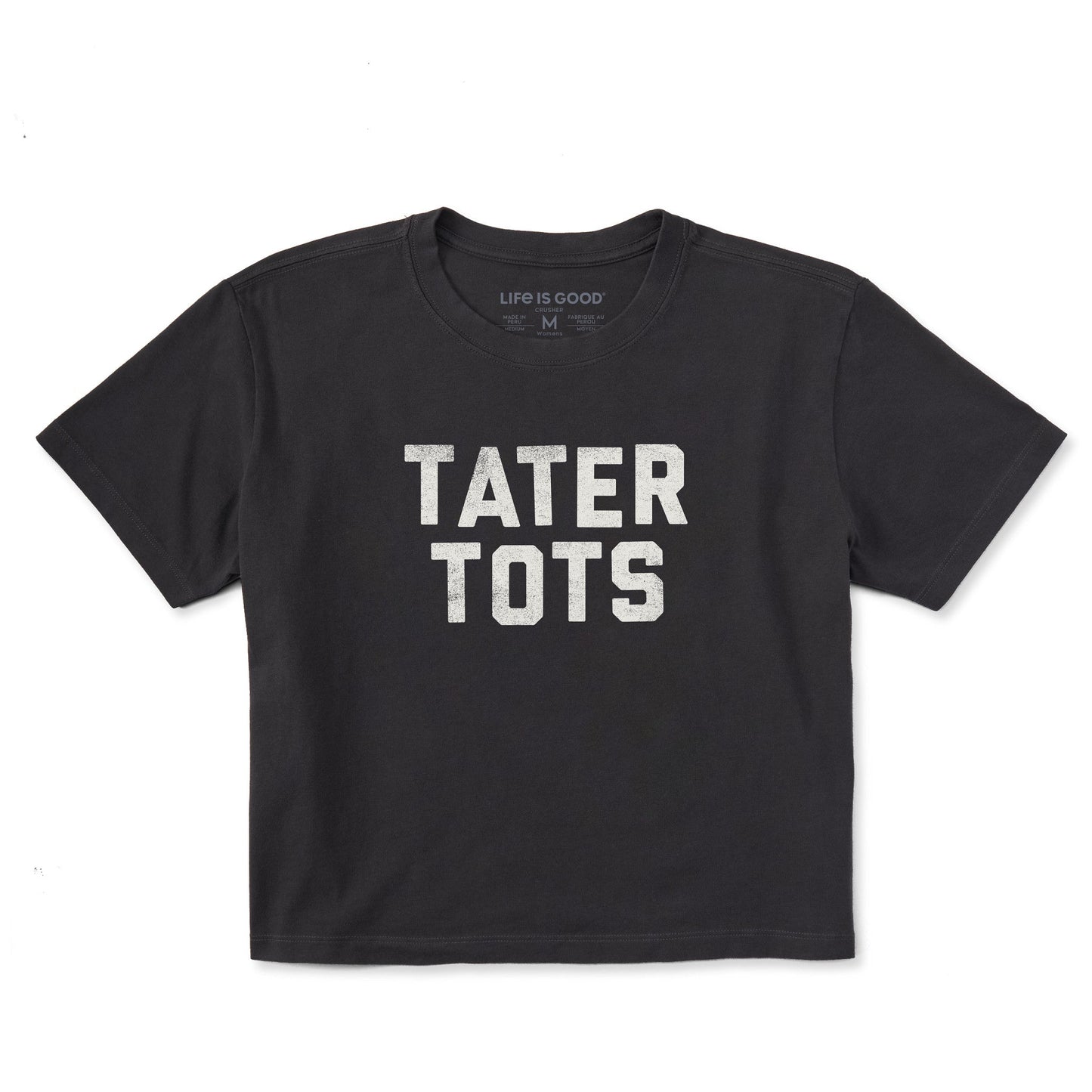 Women's Tater Tots Short Sleeve Crusher Boxy Tee