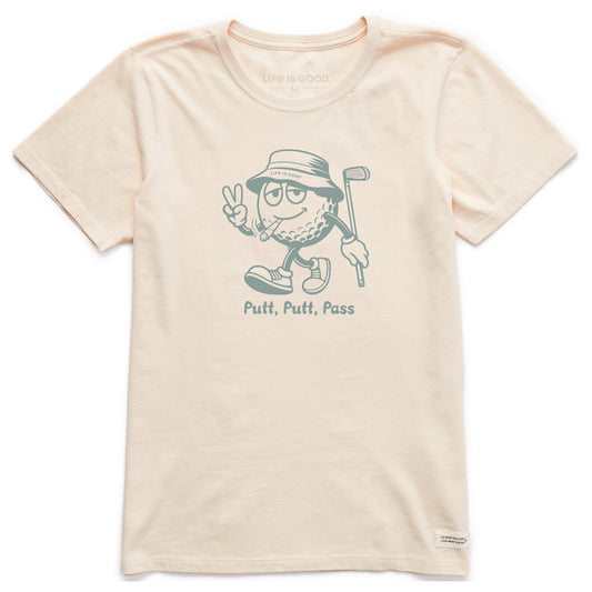 Women's Putt, Putt, Pass Short Sleeve Crusher Tee
