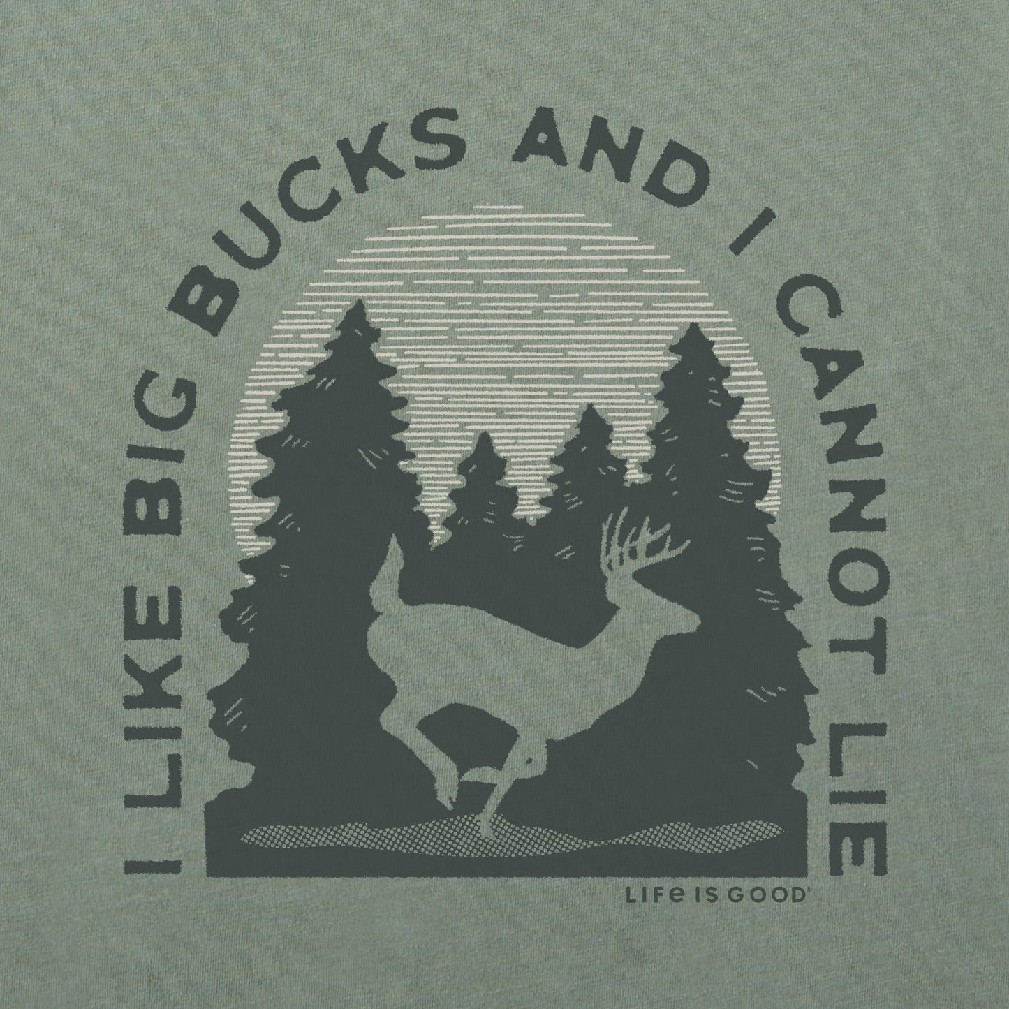 Men's Big Bucks Cannot Lie Short Sleeve Tee