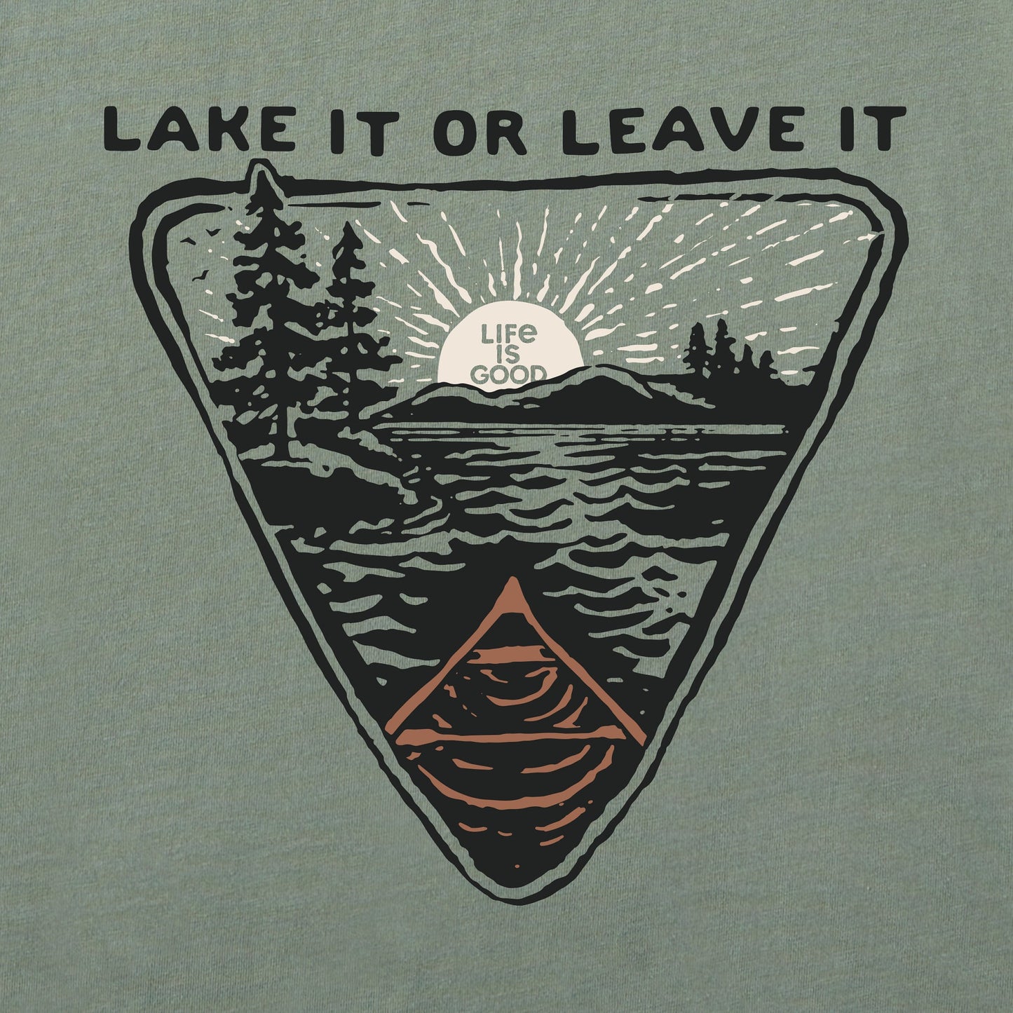 Men's Lake It Or Leave It Short Sleeve Tee