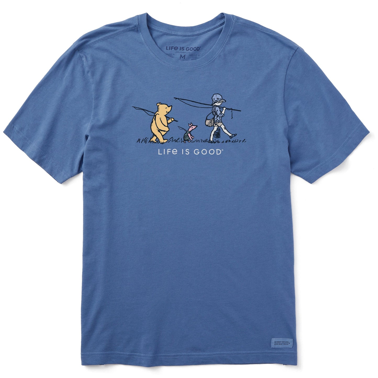 Men's Gone Fishin' Winnie Short Sleeve Crusher Tee