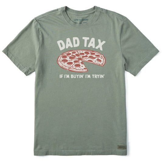 Men's Dad Tax Pizza Short Sleeve Crusher Tee