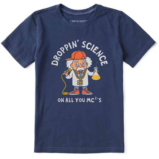 Kids Droppin' Science Short Sleeve Crusher Tee