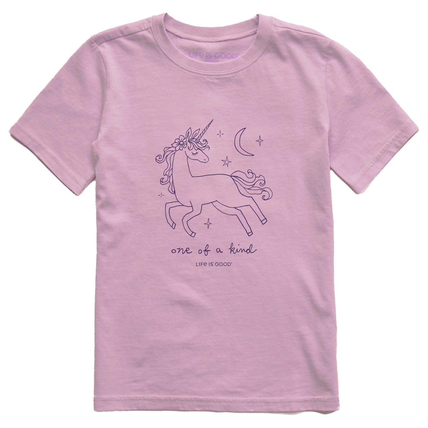 Kids One of a Kind Unicorn Leap Short Sleeve Crusher Tee