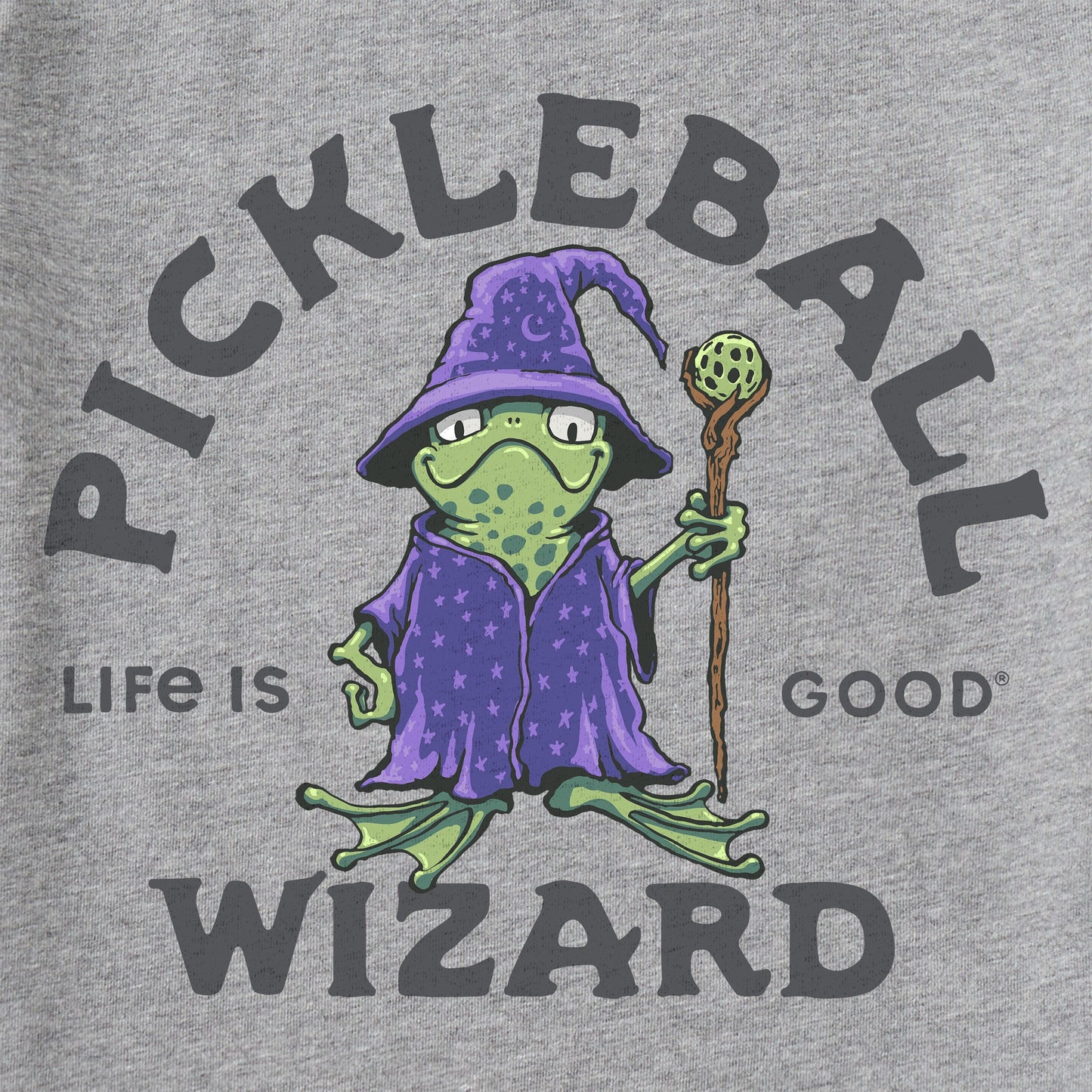 Men's Pickleball Wizard Frog Short Sleeve Tee