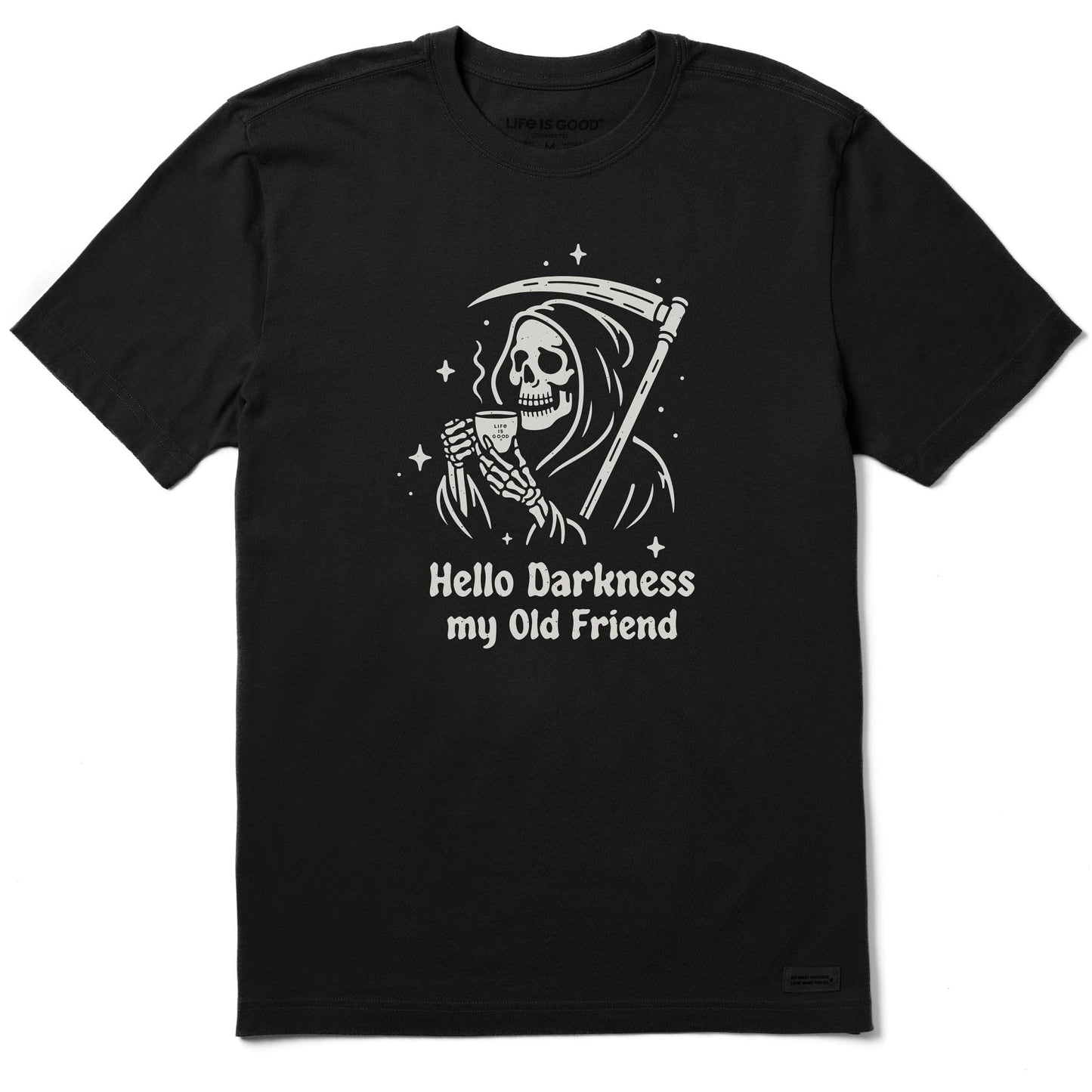 Men's Hello Darkness My Old Friend Grim Short Sleeve Tee