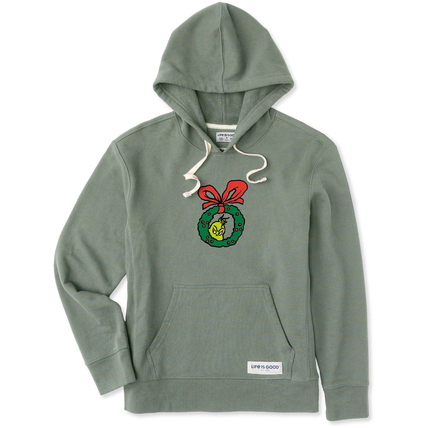 Women's Grinch Sneak Peek Simply True Fleece Hoodie