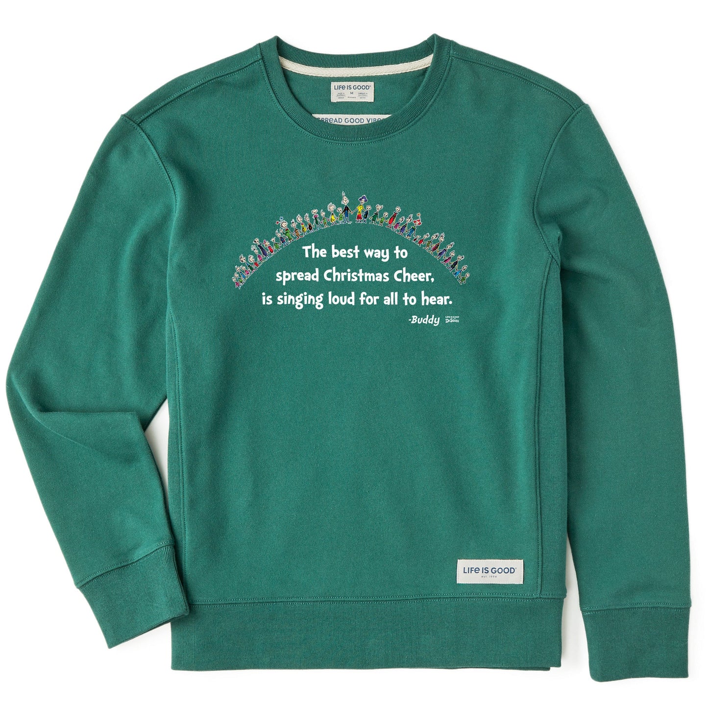 Women's Christmas Cheer Grinch Simply True Crew