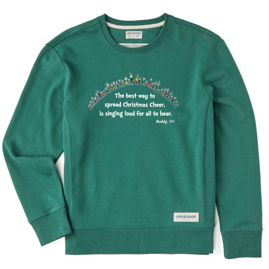 Women's Christmas Cheer Grinch Simply True Crew