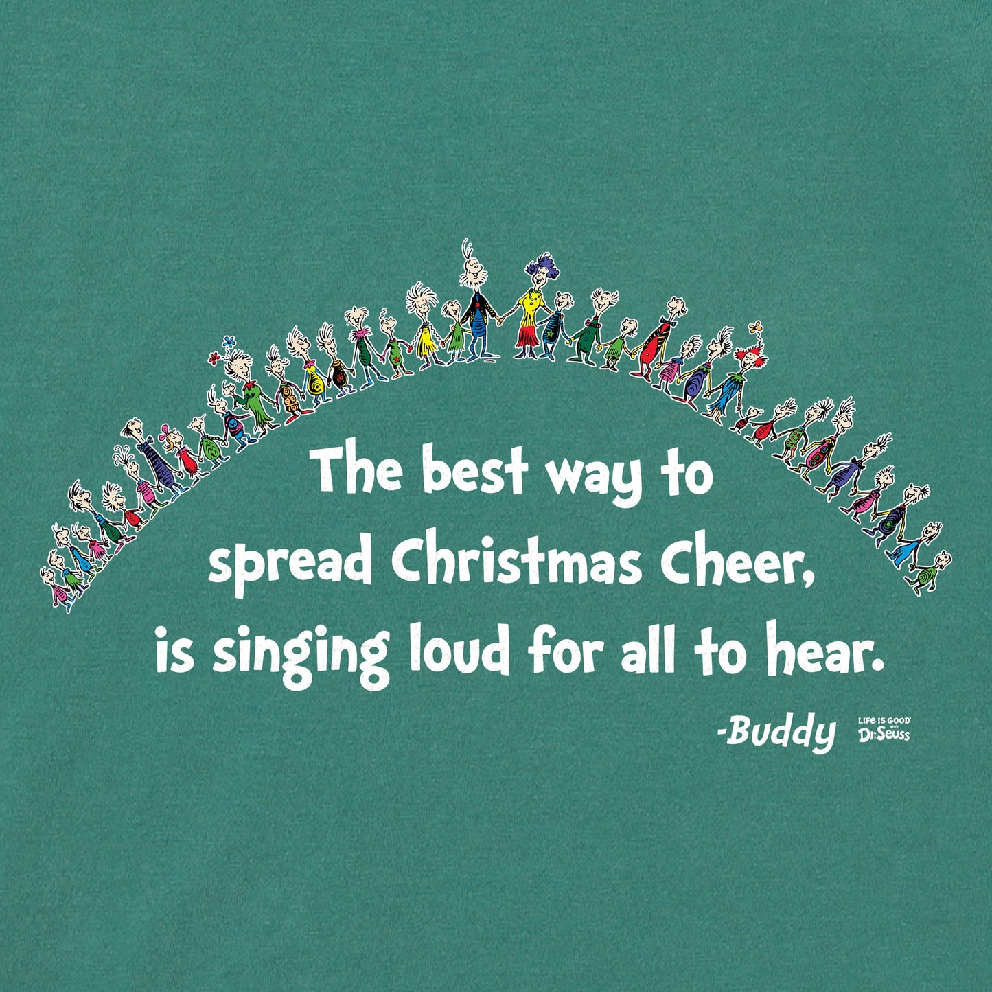 Women's Christmas Cheer Grinch Simply True Crew