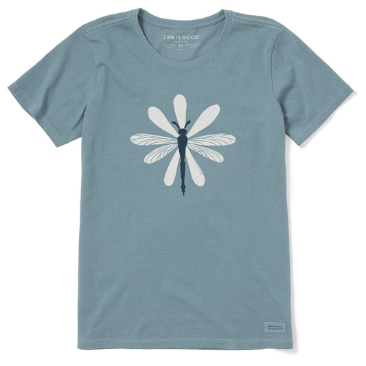 Women's Dragonfly Daisy Short Sleeve Crusher Tee