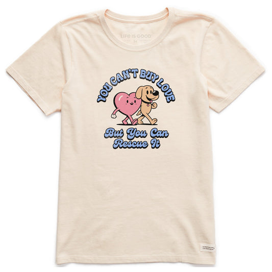 Women's Rescue Love Mascots Short Sleeve Crusher Tee