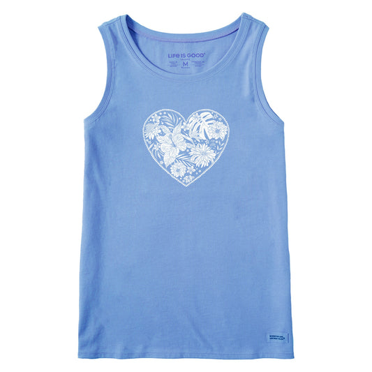 Women's Flowers within Heart Crusher Tank