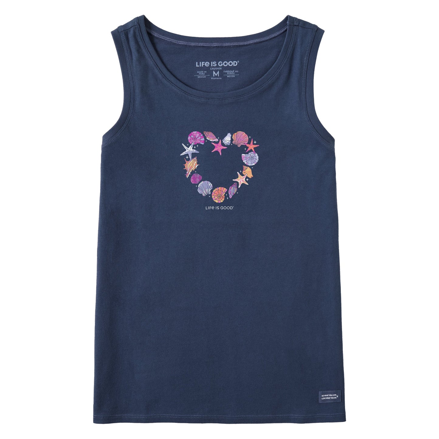 Women's Seashell Heart Crusher Tank