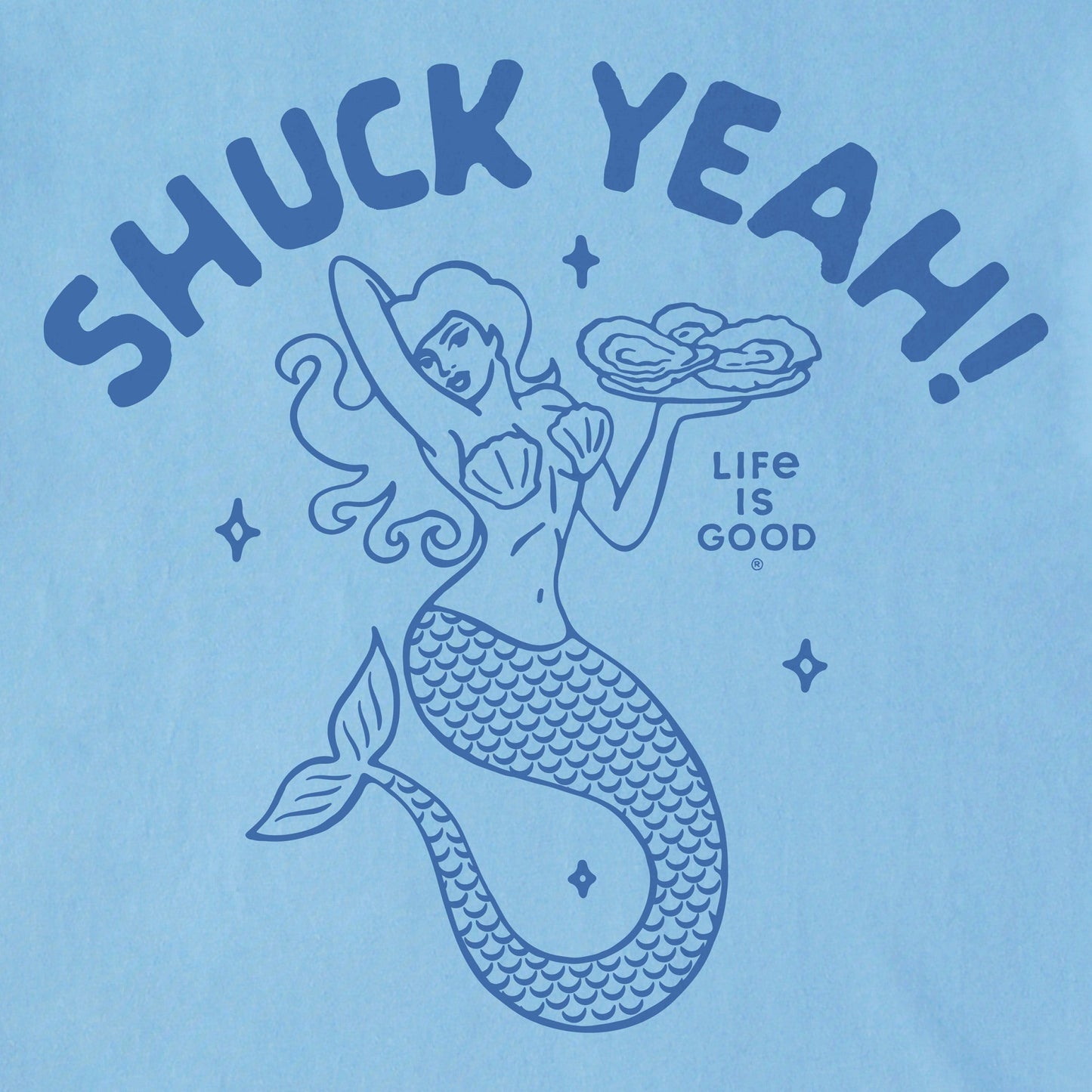 Men's Shuck Yeah! Mermaid Short Sleeve Tee
