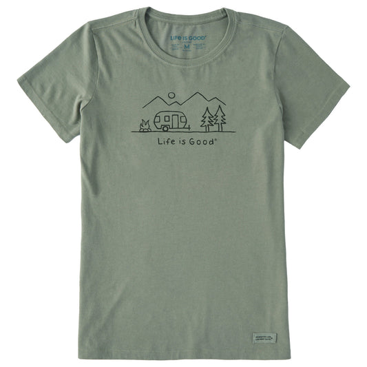 Women's Camp Vista Trees Short Sleeve Crusher Tee