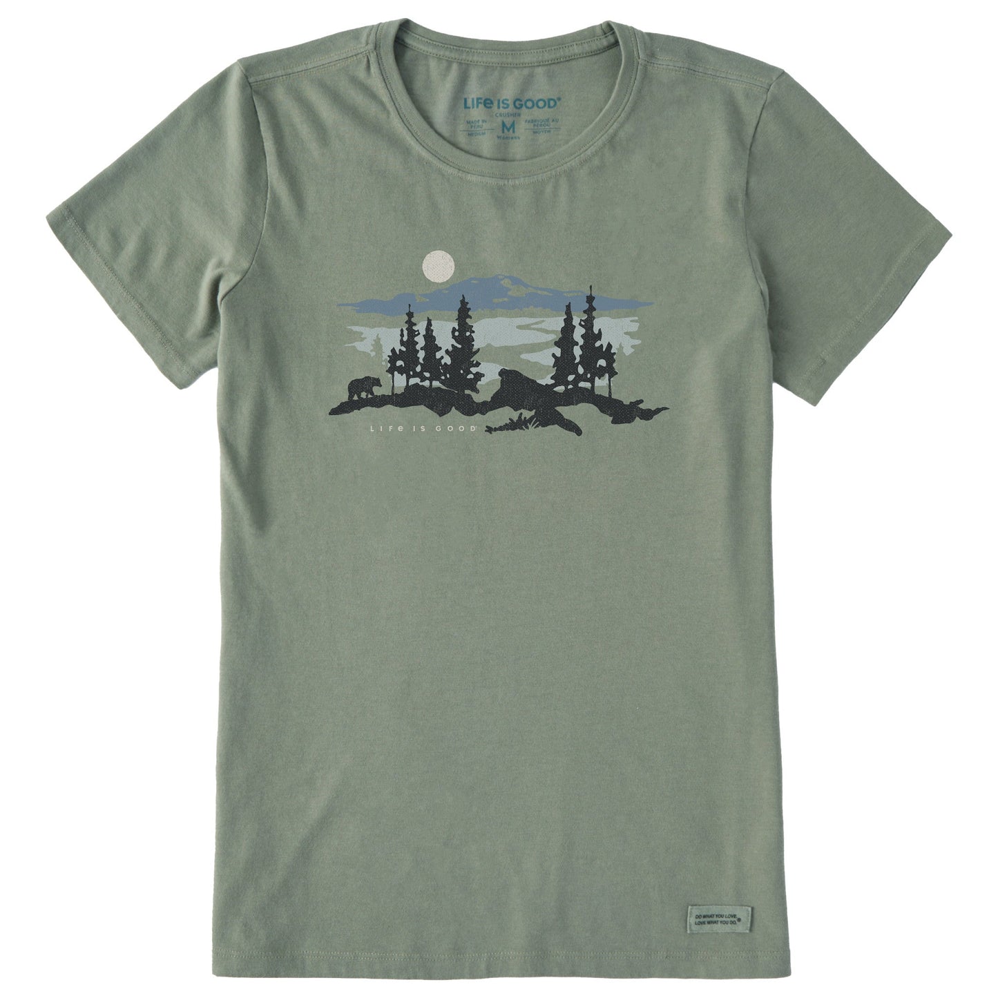 Women's Bear Buck in the Outdoors Short Sleeve Crusher Tee